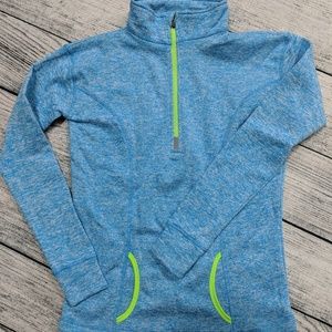 Women's Quarter Zip Cosmic Fleece Blue
